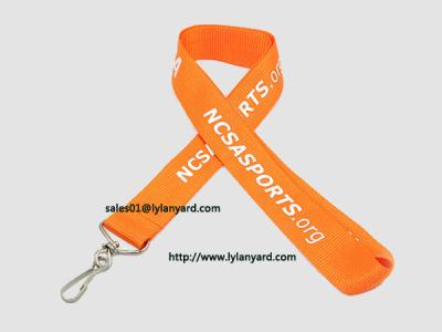 China Orange Lanyard, Polyester 