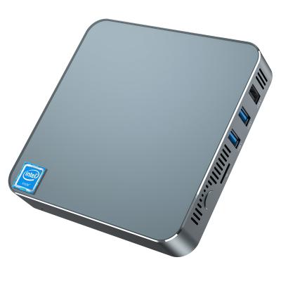 China For Business 2021 Dual Core N3350 4/64GB PC The Hotest M-SATA Output Dual HD Support Mini SSD Faless Desktop Computer for sale