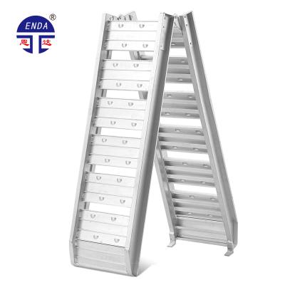 China Adjustable Vehicle Bike Unloading Portable Aluminum Motorcycle Lift Car Loading Ramp Unfold: 182*29.5cm Folded: 93*29.5cm for sale