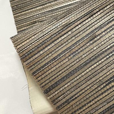 China ECO-Friendly+Easy Installation Natural Material Hand Made Natural Plant Bamboo Grasscloth Wallpaper For Home Decor for sale