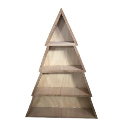 China Storage Tree Shape Paulownia Wood Wholesale Display Stand for sale