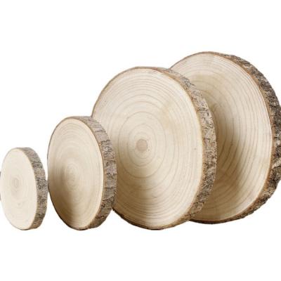 China Europe Factory Direct Round Rustic Wood Slices 10