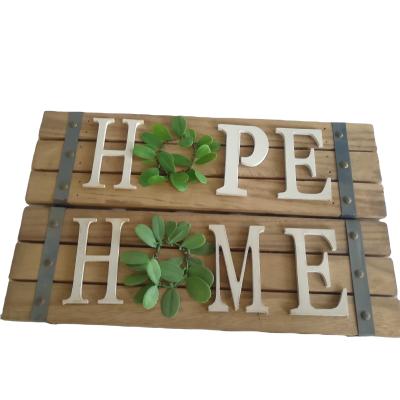 China Funny Europe Letter Wooden Signs Plaques Gift Items For Home Wall Decor for sale