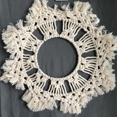 China Europe Bohemian macrame round table runner crochet tablecloth handmade wholesale for sale