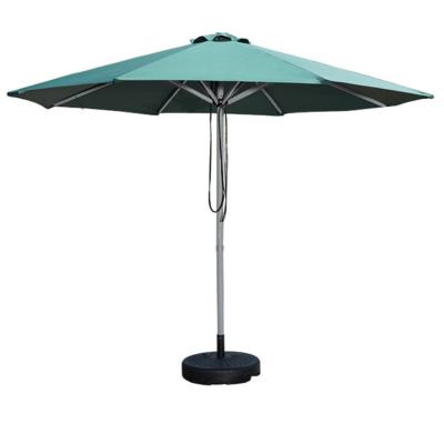 China Outdoor Furniture Aluminum Alloy Tube Round Drawstring Parasol Umbrella for Patio and Pool for sale