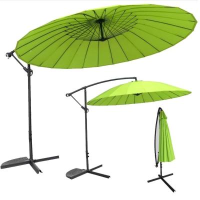 China Backyard BBQ Furniture Large Round Aluminium Banana Umbrella for Outdoor Entertaining for sale