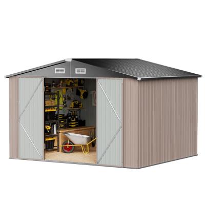 China 113*8.7*63 inch Modern Backyard Lawn Tool Shed House for Waterproof Garden Storage for sale