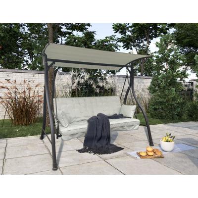 China AJUNION 3 Seater Outdoor Swing Bed Patio Swings Hanging Chair Mail Packing Y Included for sale