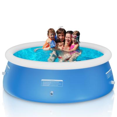 Cina Piscina per famiglie in PVC a sfondo extra grande AJUNION 12ft x 33in per divertimento in giardino all'aperto in vendita