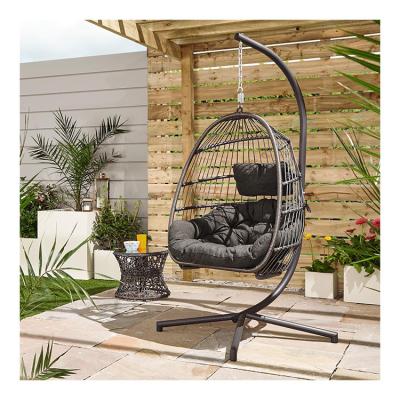 China Stylish Hanging Hammock Chair for Patio Garden Cottage Courtyard or Beach Made of Metal for sale