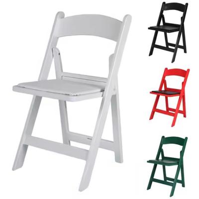 China Garden Chair for Wedding Banquet Party Hotel White Resin Plastic Wimbledon Folding for sale