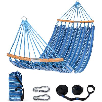 China Villa Outdoor Indoor Garden Camping Portable Foldable Ultralight Cotton Swing Hanging Hammock Bed for sale