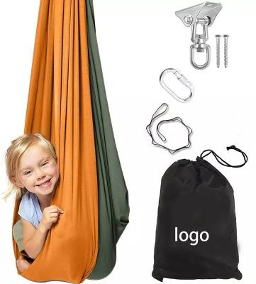 Chine Emballage du courrier Enfants Enfants Double thérapie Sensoriel Yoga Aérien Hammock Balancer Logo personnalisé à vendre