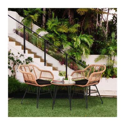 China AJUNION 2 Muebles de patio exterior con asientos Bistro Conjunto D23.62'xW21.26'xH31.5' en venta