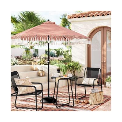 China AJUNION 3pc Metal Patio Bistro Set Perfect for Garden Sofa and Balcony Furniture for sale