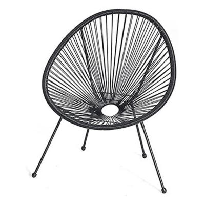 China Metal Frame Plastic Rattan Wicker Acapulco Chair for Outdoor Balcony Patio Lawn Leisure for sale