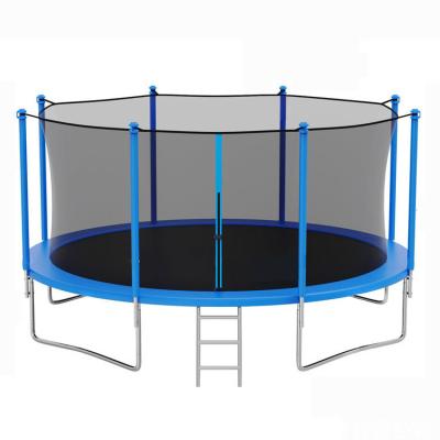 China 14 FT or OEM Indoor Outdoor Garden Adults Kids Trampoline with Safety Protection Net for sale