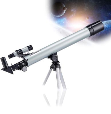 China INRE 50mm Metal Astronomical Telescope with Tripod and Finder Scope Portable Telescope for Kids Beginners for sale