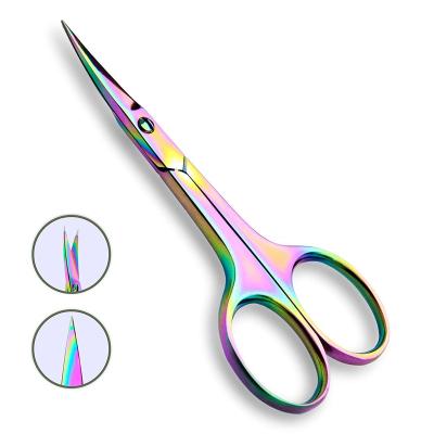 China Universal Small Scissors Stainless Steel Vintage Beauty Grooming Shear Kit for Facial Hair, Eyebrow, Eyelash, Beard for sale