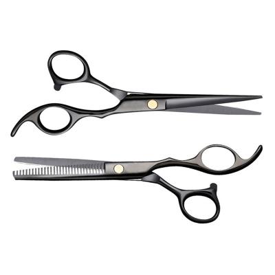 China Cloth /Sewing Shears High Quality Professional Hairdressing Barber Salon Hair Cutting Shears Hair Thinning Scissors Set With Comb for sale