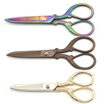 China Fabric /Sewing Shears Fabric Vintage Sewing Fabric Cutting Stainless Steel Scissors Embroidery Scissors for sale