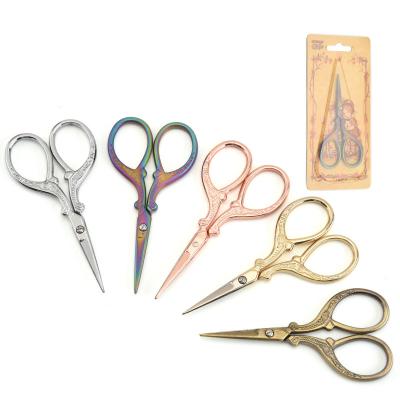 China Fabric /Sewing Shears Retro Stainless Steel Small Classic Embroidery Scissors Craft Scissors For Cutting , Beauty for sale