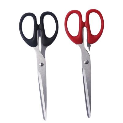 China High Quality 7 Inch Universal Stainless Steel Student Craft Stationery Clipping Scissors with ABS Handle for sale