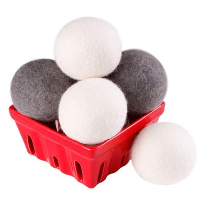 China Raplaces Dryer Sheet& Liquid Fabric Softeners 2022 Hot Sale 100% Organic XL Wool Felt Balls 6 Packs Tend/Felt Organic Dryer Balls/Laundry Dryer Balls Customized for sale