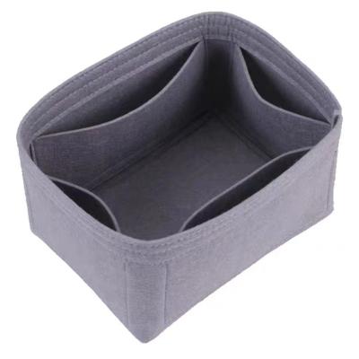 China New Design Eco-friendly Insert Felt Makeup Bag Felt Bag Insert Felt Bag Organizer for sale