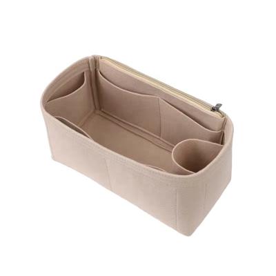 China Eco-friendly Popular Felt Makeup Bag Felt Cosmetic Bag Insert Felt Bag Organizer China Factory for sale