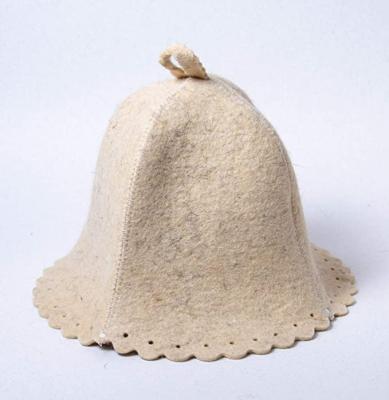 China The 2022 fashion bestseller in Amazon handmade bathroom hat for saunas with wool felt sauna hat for sale