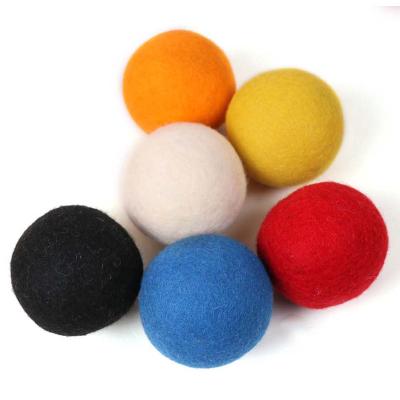 China 2021 Factory Eco-Friendly Factory Wholesale Best-Selling Best-Selling 2021 Factory Eco-Friendly Best-Selling New Zealand Wool Felt Ball Wool Ball Wash Laundry Amazon Sale for sale