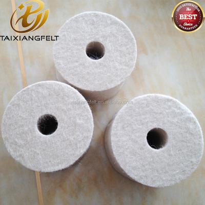 China High Durability 3 Inch Felt Polishing Buff Wheel For Cerium Oxide for sale