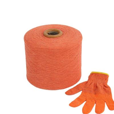 China Ne 8/1 To Ne 12/1 Labor Recycled Russia Glove Knitting Yarn Orange Color With Good Price for sale