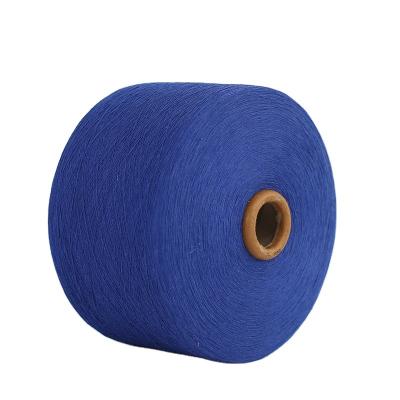 China Blue Colors 65/35 Yarn 20/1 Cotton Antistatic Regenerated Polyesters For Socks Knitting for sale