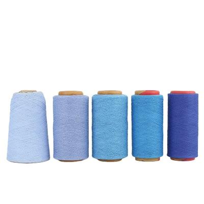 China Anti-Static Beach Towel Knitting South America Market Ne 8S Blue Colors Regenerated Cotton Yarn Hot Selling for sale