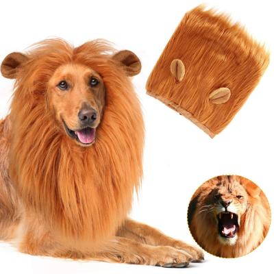 China Creative Funny Polyester Dog Lion Headwear for sale