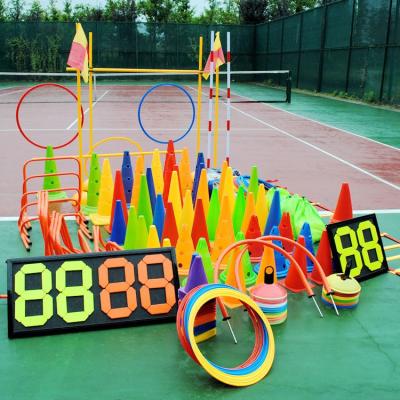 China Popular Hot Selling Custom Football Training Equipment Set Speed ​​Agility Ladder Speed ​​Cones for sale