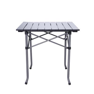 China Wholesale Aluminum Camping Easy Carry Folding Table Adjustable Legs With Height For Picnic Garden Camping for sale