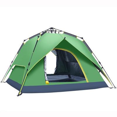 China Water Proof 3-4 Person Noise Resistant Outdoor Automatic Army Waterproof Camping Tents for sale