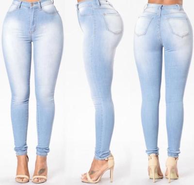 China S~5xl QUICK DRY Women Stretch Denim Pencil Pants Trousers High Waist Skinny Women's Jeans for sale