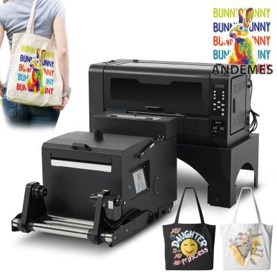 China Roll to Roll T-shirt Printing DTF Printer 33cm Printing Size with White Ink Circulation for sale