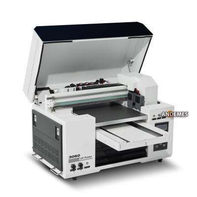 China Andemes UV DTF Printer 3060 Digital 3D DTG Printer Double Head XP600 for Custom UVDTF Wrap for sale