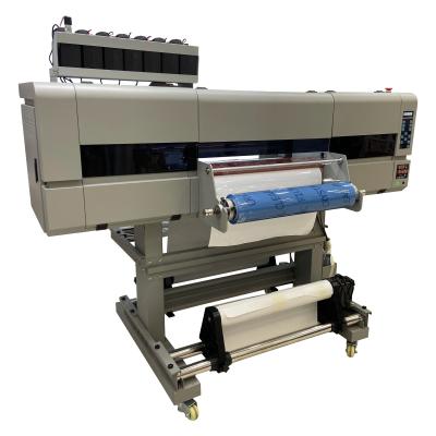 China 60cm A1 Uv Roll To Roll Printer DTF Sticker Printer With I3200 Print Head And Laminator AB Film for sale