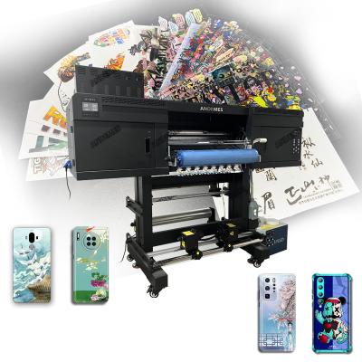 China CMYKWWWW Ink Color UV Printer A1 6090 2 in 1 Advertising and Branding Machine 24inch for sale