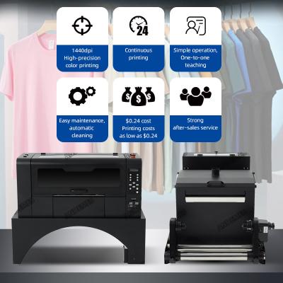 China OEM Supported DTF Printer A2 Heat Transfer Desktop T Shirt DTF-Printer with Pigment Ink for sale