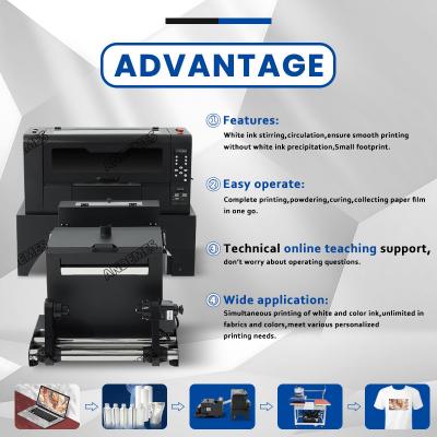 China Xp600 Dual Head Dtf-Drucker Digital mit weißer Tinte T-Shirt Druck 42cm Druckgröße zu verkaufen