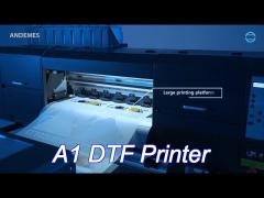 black a1 60cm dual head i3200 dtf printer with hoson motherboard and textile ink printing