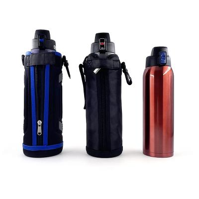 China 600ml 1000ml 1500ml Gym 304 Stainless Steel Insulation Outdoor Viable Triple Running Water Bottle With Custom Logo for sale