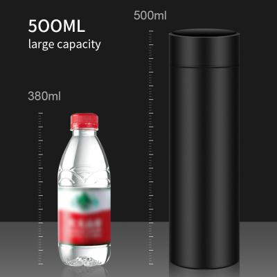 China Wholesale PORTABLE Thermal Water Bottle 500ml Led Vacuum Flask Stainless Steel Tumbler for sale